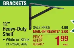 Menards 12 Heavy-Duty Shelf offer