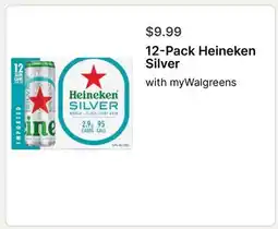 Walgreens 12-Pack Heineken Silver offer