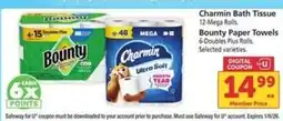 Safeway Charmin Bath Tissue, Bounty Paper Towels offer