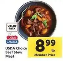 Safeway USDA Choice Beef Stew Meat offer