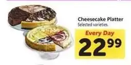Safeway Cheesecake Platter offer