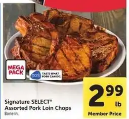 Safeway Signature SELECT Assorted Pork Loin Chops offer