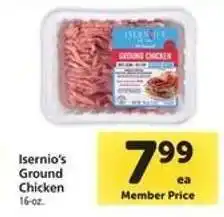 Safeway Isernio's Ground Chicken offer