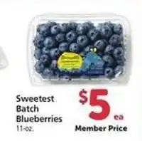 Safeway Sweetest Batch Blueberries offer