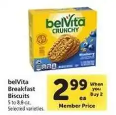 Safeway belVita Breakfast Biscuits offer