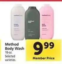 Safeway Method Body Wash offer