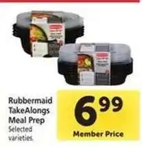 Safeway Rubbermaid TakeAlongs Meal Prep offer