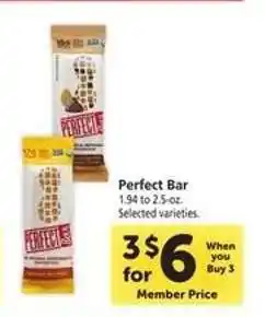 Safeway Perfect Bar offer
