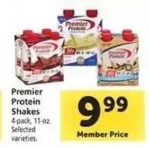 Safeway Premier Protein Shakes offer