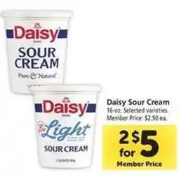 Safeway Daisy Sour Cream offer