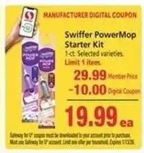 Safeway Swiffer Powermop Starter Kit offer