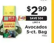 ShopRite Avocados 5-ct. Bag offer