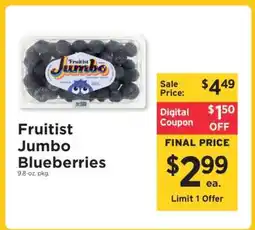 ShopRite Fruitist Jumbo Blueberries offer