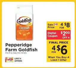 ShopRite Pepperidge Farm Goldfish offer