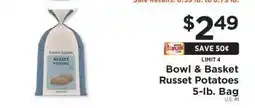 ShopRite Bowl & Basket Russet Potatoes offer