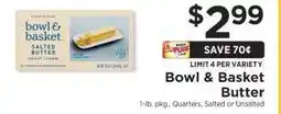 ShopRite Bowl & Basket Butter offer