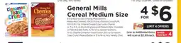 ShopRite General Mills Cereal Medium Size offer