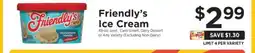 ShopRite Friendly's Ice Cream offer