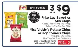 ShopRite Frito Lay Baked or Sun Chips offer
