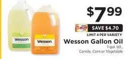 ShopRite Wesson Gallon Oil offer