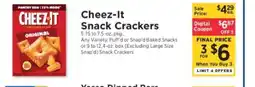 ShopRite Cheez-It Snack Crackers offer