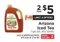 ShopRite Arizona Iced Tea offer