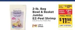 ShopRite Bowl & Basket Jumbo EZ-Peel Shrimp offer