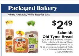 ShopRite Schmidt Old Tyme Bread offer