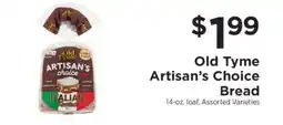 ShopRite Old Tyme Artisan's Choice Bread offer
