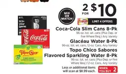 ShopRite Coca-Cola Slim Cans 8-Pk offer