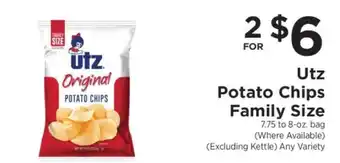 ShopRite Utz Potato Chips Family Size offer