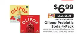 ShopRite Olipop Prebiotic Soda 4-Pack offer
