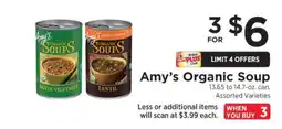 ShopRite Amy's Organic Soup offer