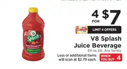 ShopRite V8 Splash Juice Beverage offer