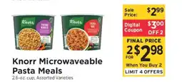 ShopRite Knorr Microwaveable Pasta Meals offer