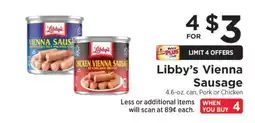 ShopRite Libby's Vienna Sausage offer