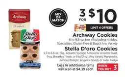 ShopRite Archway Cookies offer