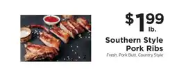 ShopRite Southern Style Pork Ribs offer