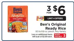 ShopRite Ben's Original Ready Rice offer