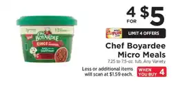 ShopRite Chef Boyardee Micro Meals offer
