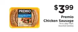 ShopRite PREMIO Chicken Sausage offer