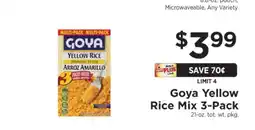 ShopRite Goya Yellow Rice Mix 3-Pack offer