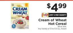 ShopRite Cream of Wheat Hot Cereal offer