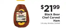 ShopRite Black Bear Chef Carved Ham offer
