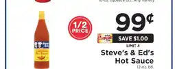 ShopRite Steve's & Ed's Hot Sauce offer