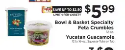 ShopRite Bowl & Basket Specialty Feta Crumbles offer