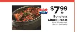 ShopRite Boneless Chuck Roast offer