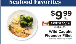 ShopRite Wild Caught Flounder Fillet offer