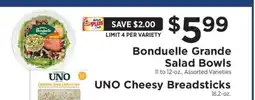 ShopRite Bonduelle Grande Salad Bowls offer