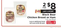 ShopRite Black Bear Chicken Breast or Ham offer